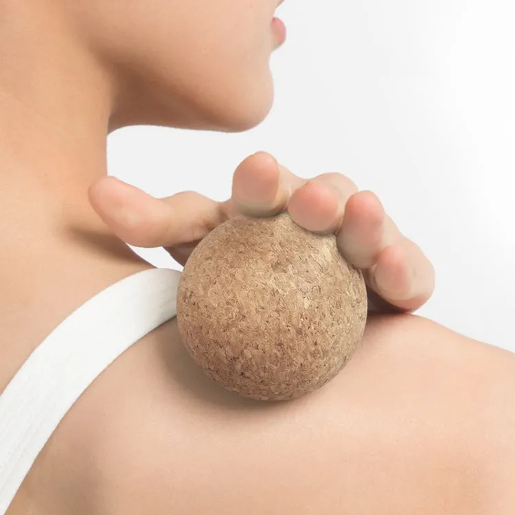 YG049 High-Density Cork Yoga Massage Ball Fitness Fascia Balls, Specification: Diameter 70mm